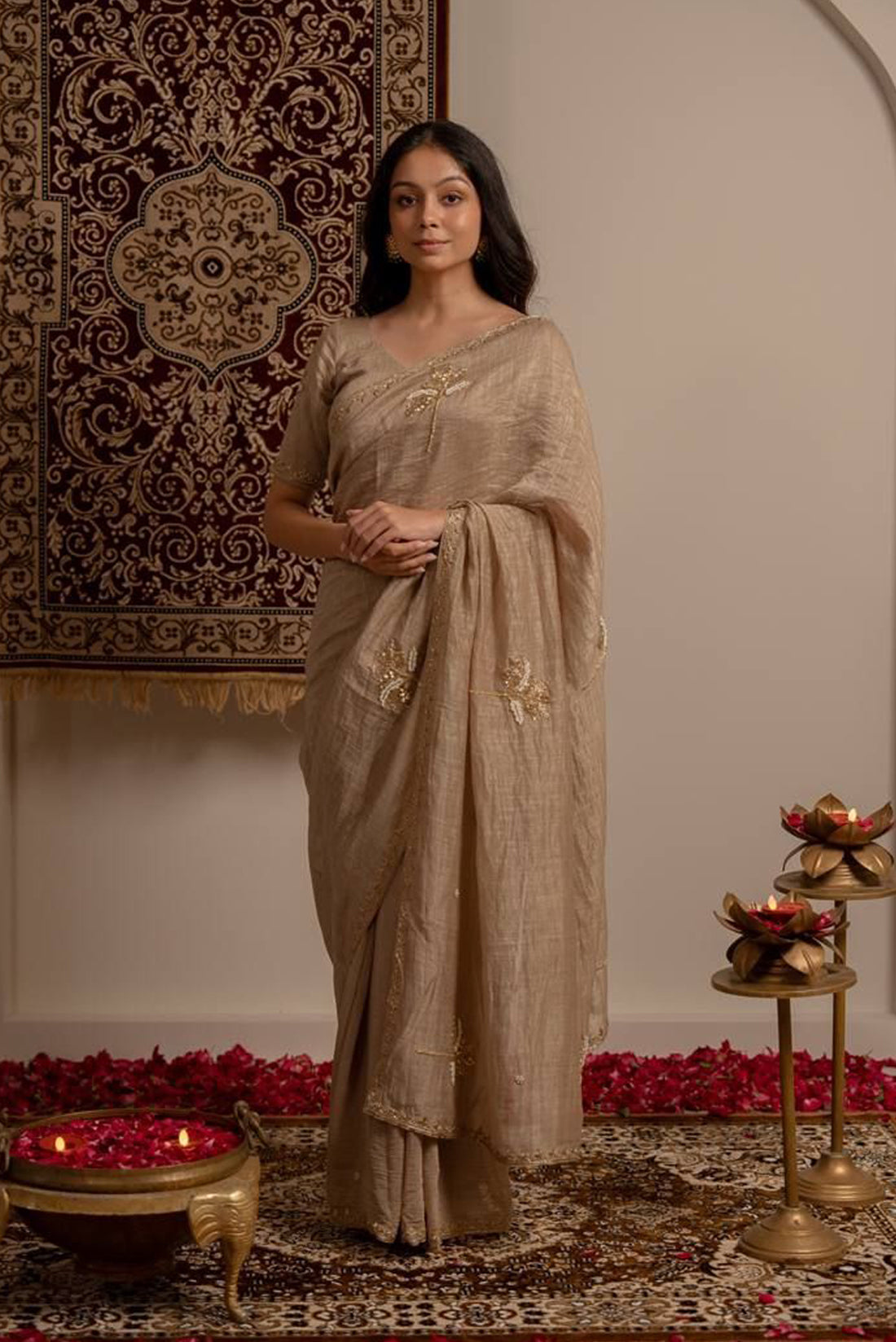 Coconut Tissue Silk Saree