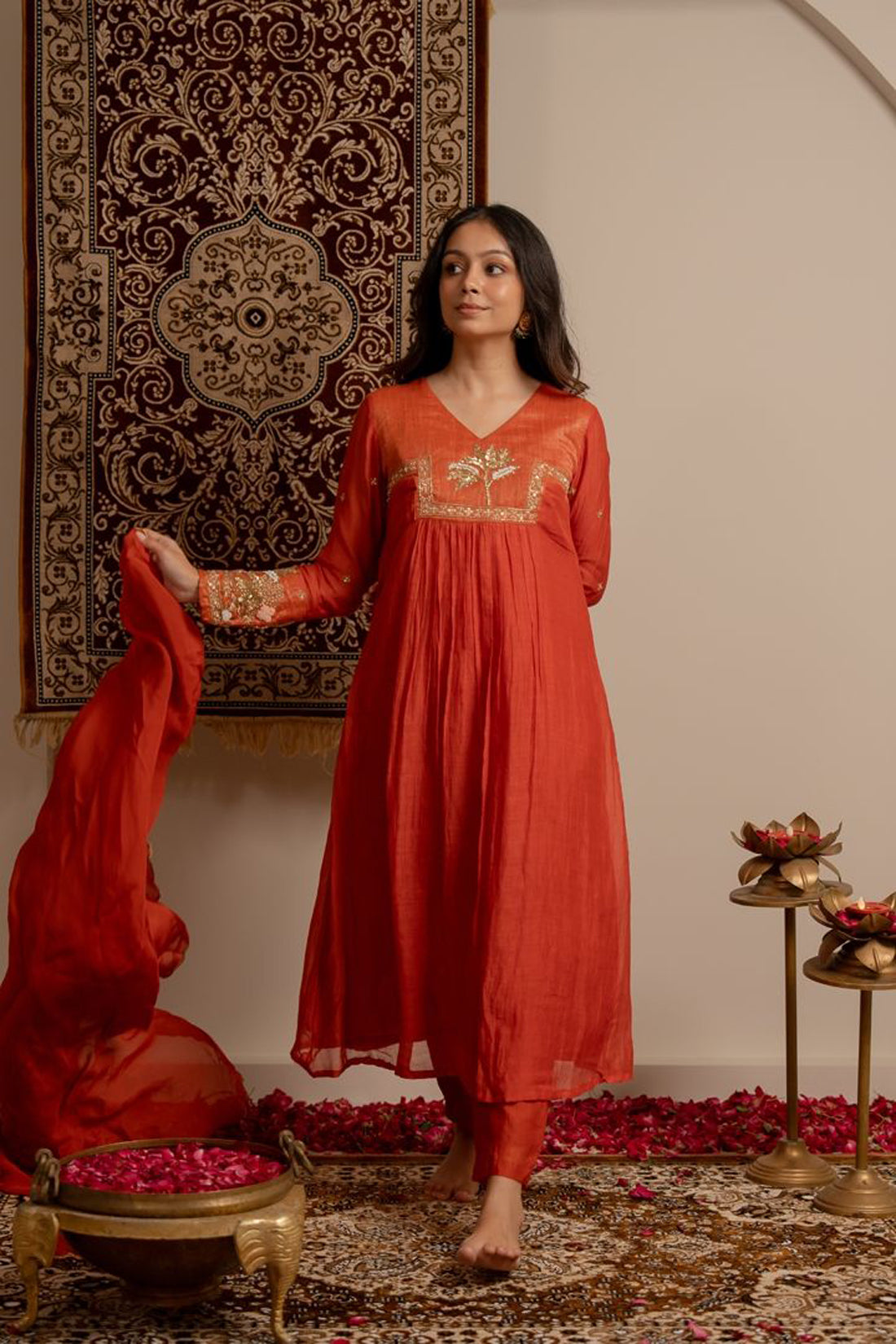 Savanna Handworked Anarkali