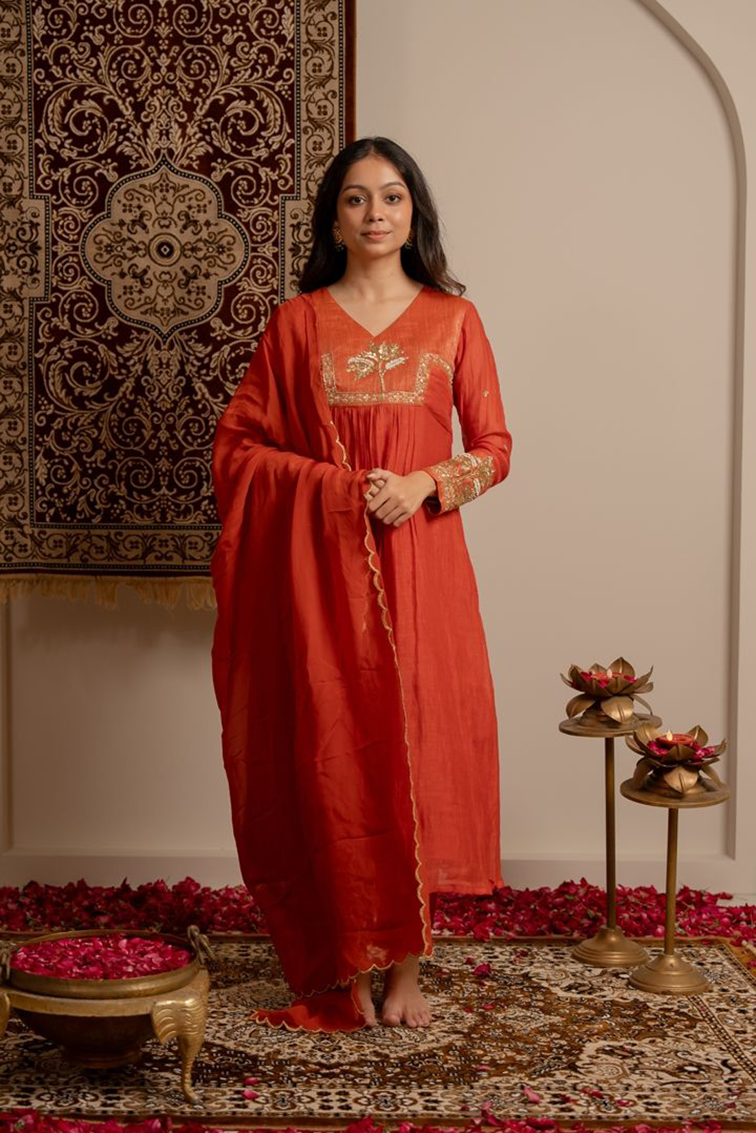 Savanna Handworked Anarkali