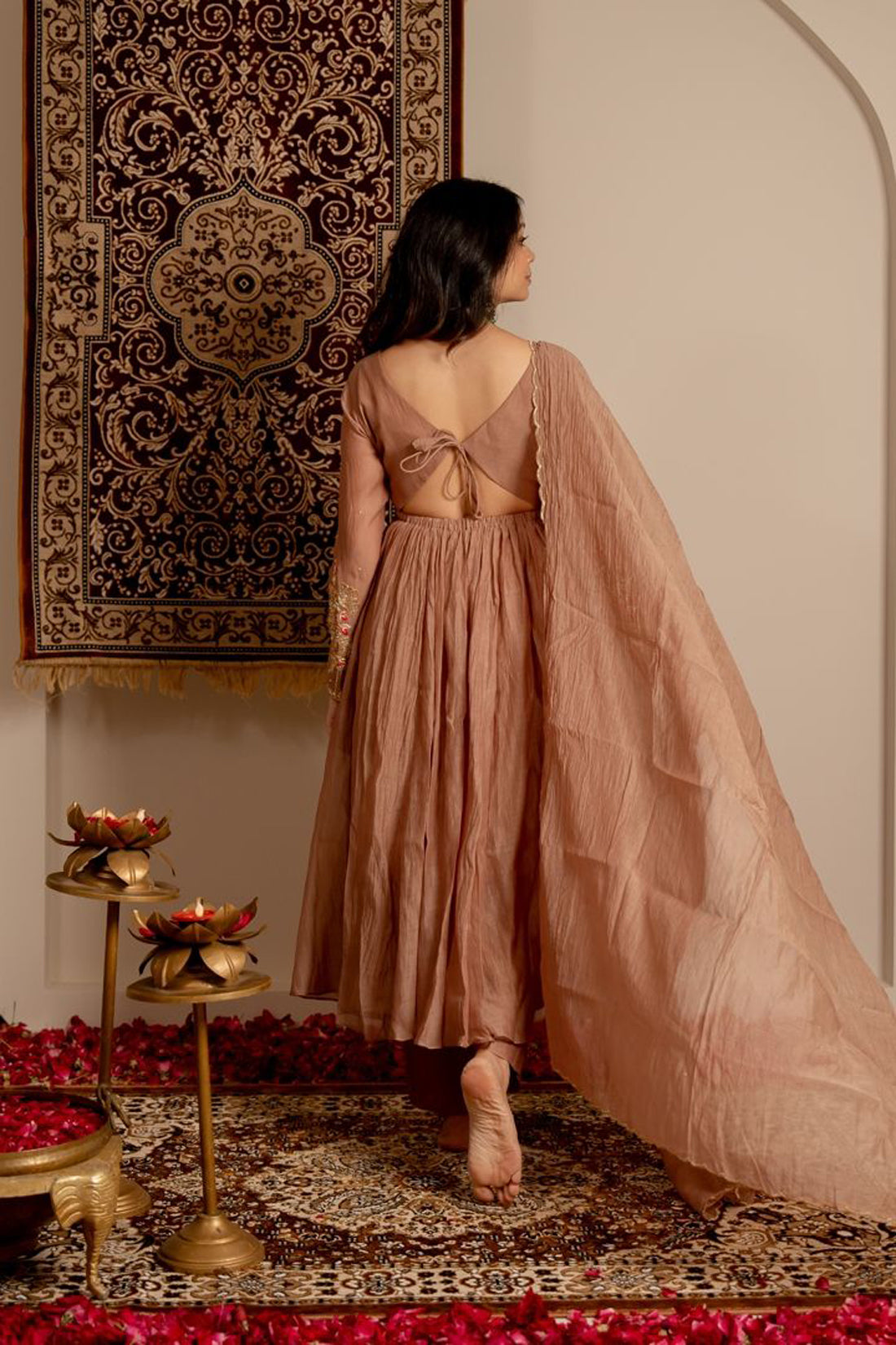 Nude Cola Anarkali Suit Set