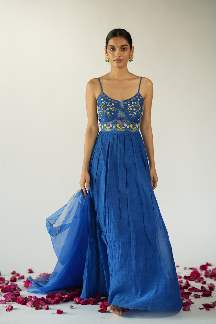 Electic Blue Gown