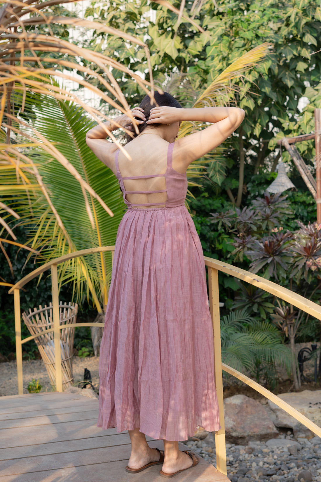 Pearl Prism Chanderi Dress