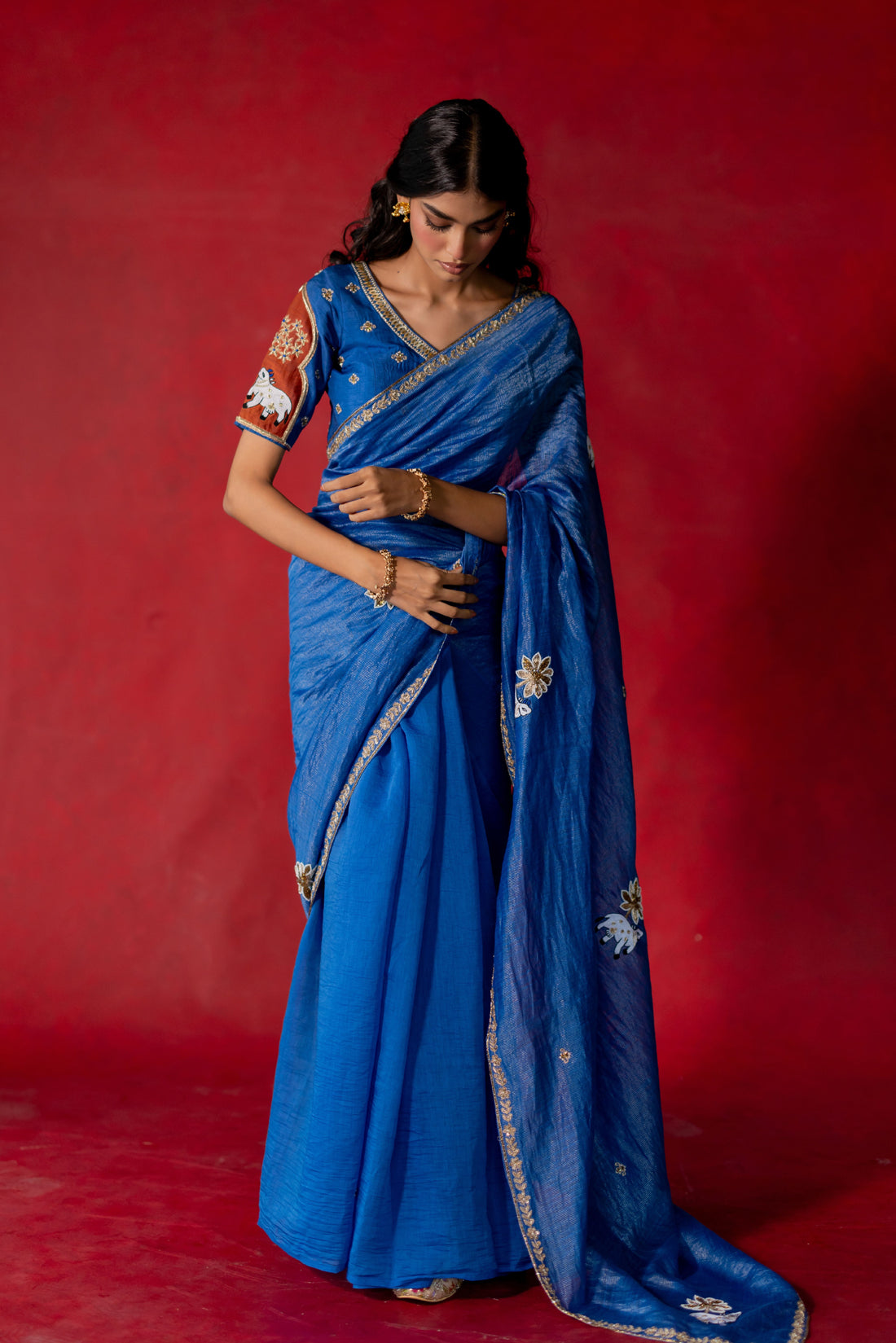 RUMI TISSUE SILK SAREE