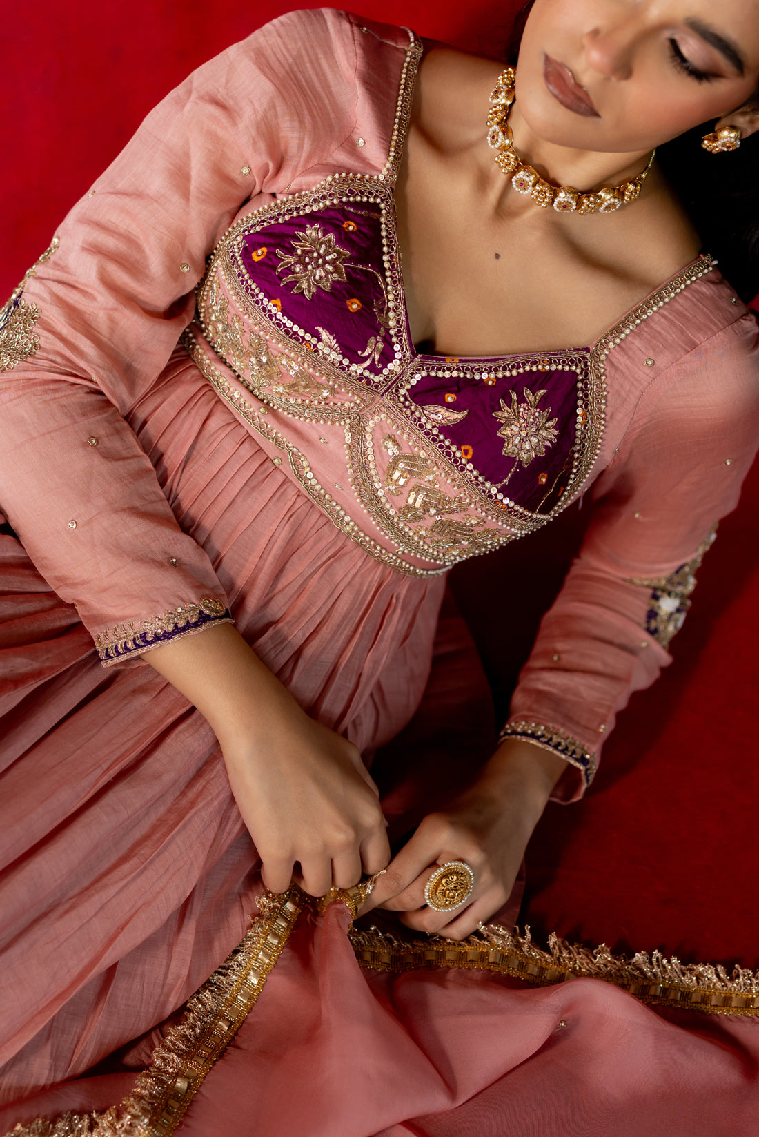 PAKEEZAH ANARKALI SUIT SET