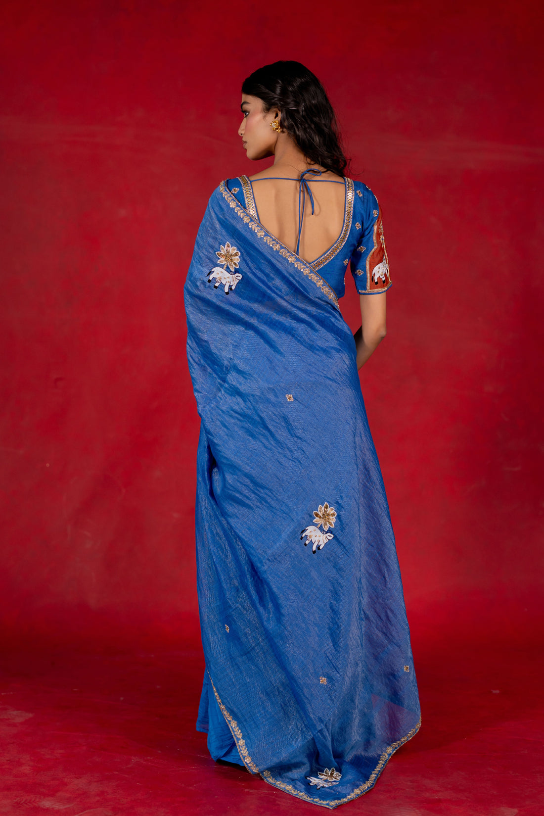 RUMI TISSUE SILK SAREE