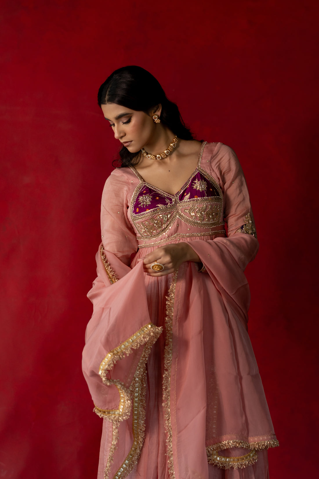 PAKEEZAH ANARKALI SUIT SET