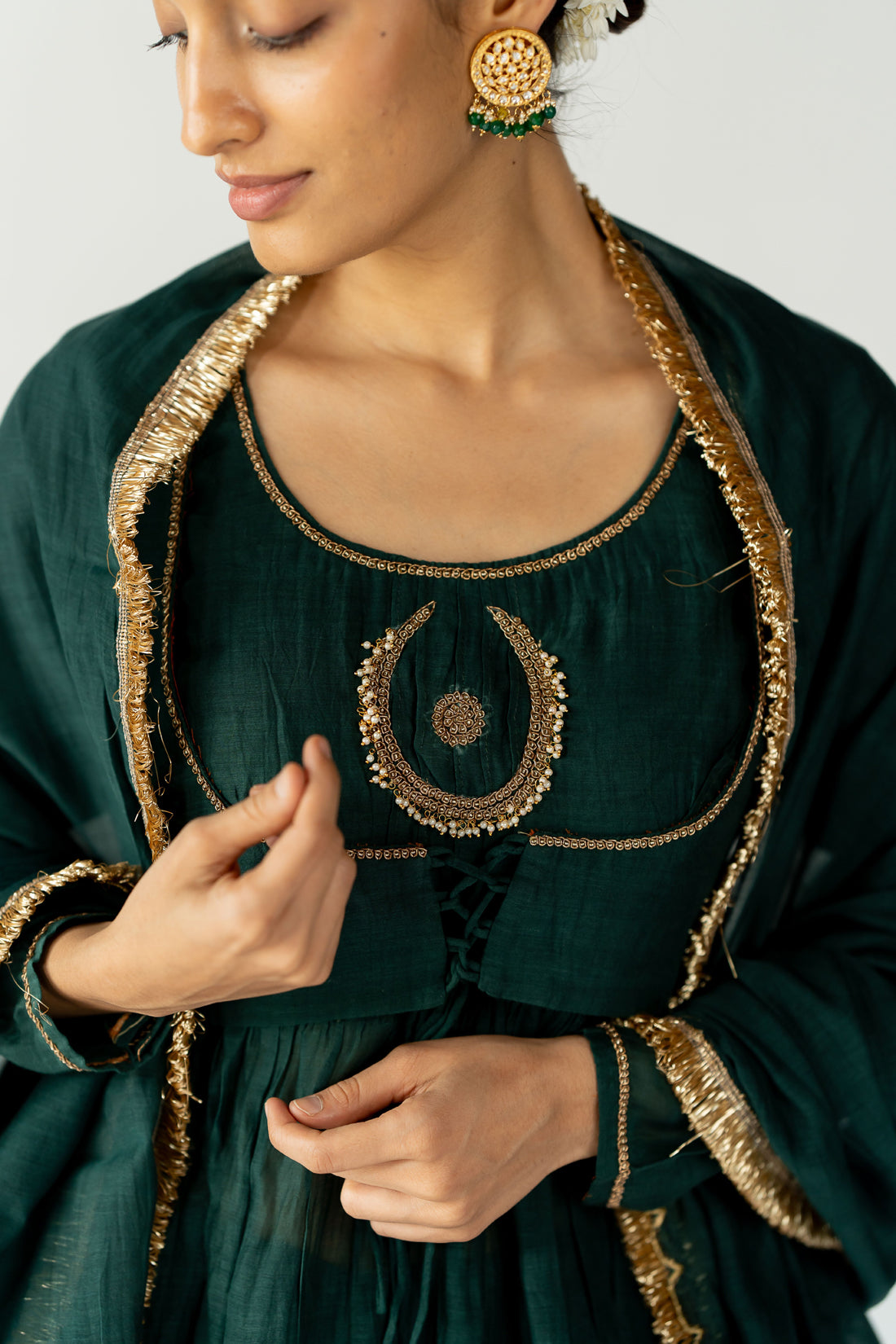 Phthalo Green Kurta Set