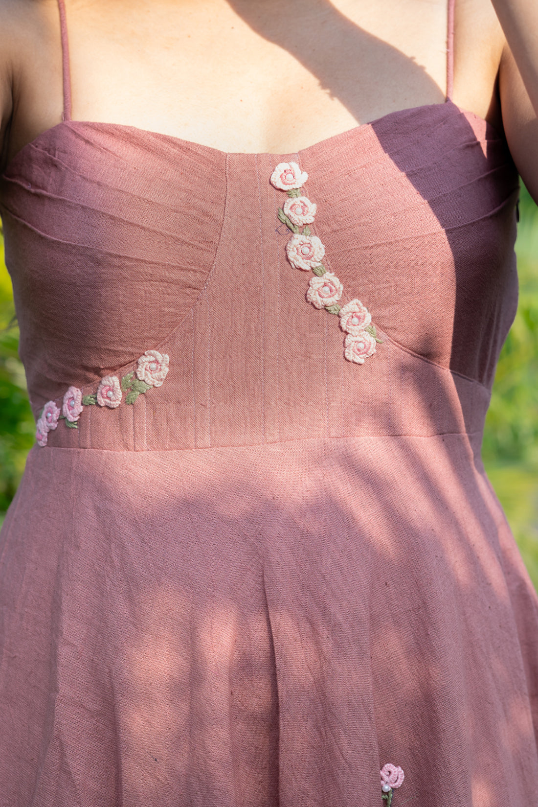 Peach Bloom Co-ord Dress