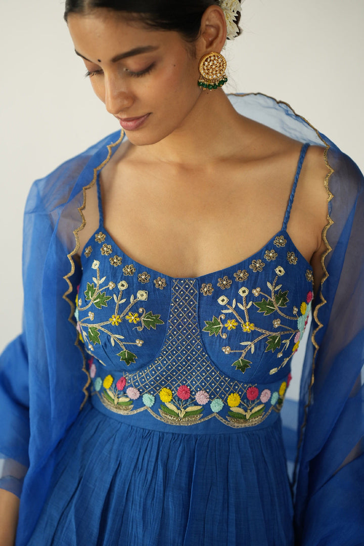 Electic Blue Gown