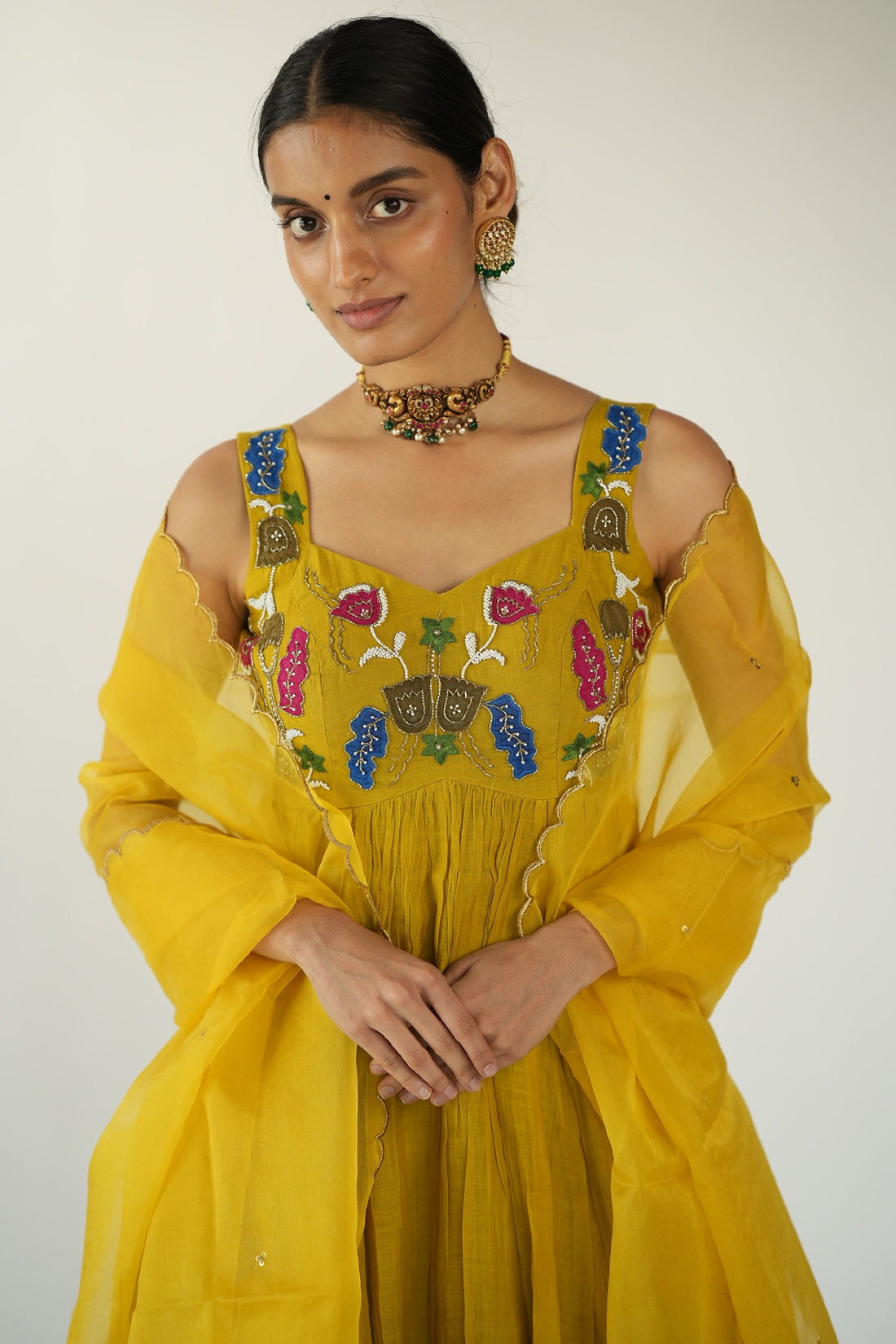 Yellow Kurta And Plazzo Set